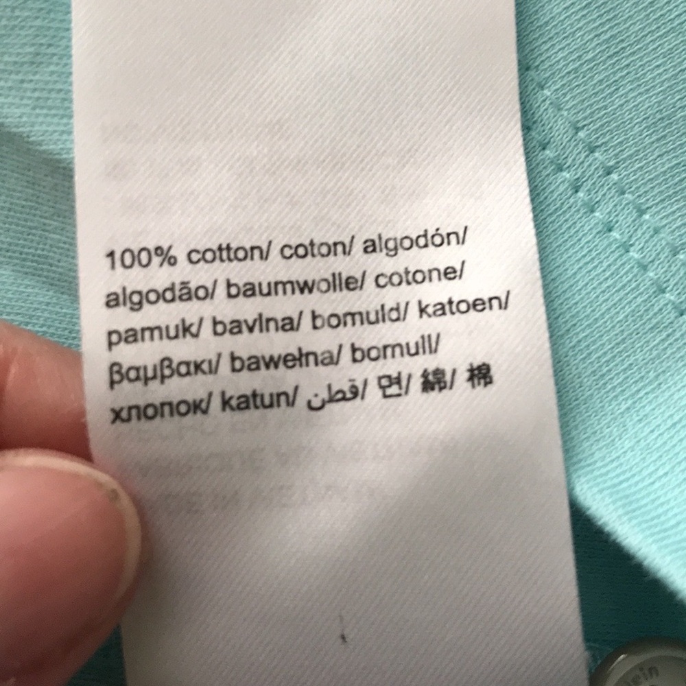 CALVIN KLEIN Mens Liquid Cotton Polo Shirt | XL - Picture 6 of 12
